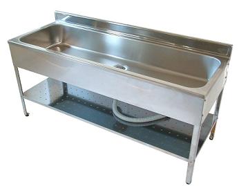 アウトドア―キッチンのステンレスの外流し台のSK-1500