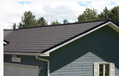 スカイメタルルーフの通販のスレート屋根の施工写真