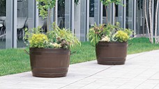 コンクリートプランターのトーシンコーポレーションのビヤ樽ポルカシリーズ