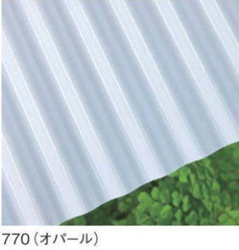 タキロンシーアイのポリカナミイタの色見本のオパール