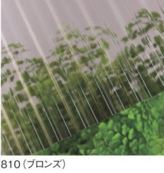 タキロンシーアイのポリカナミイタの色見本のブロンズ