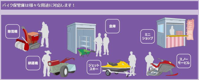 �C�i�o�̃o�C�N�ۊǌɂ͐F�X�ȗp�r�Ɏg�p�\