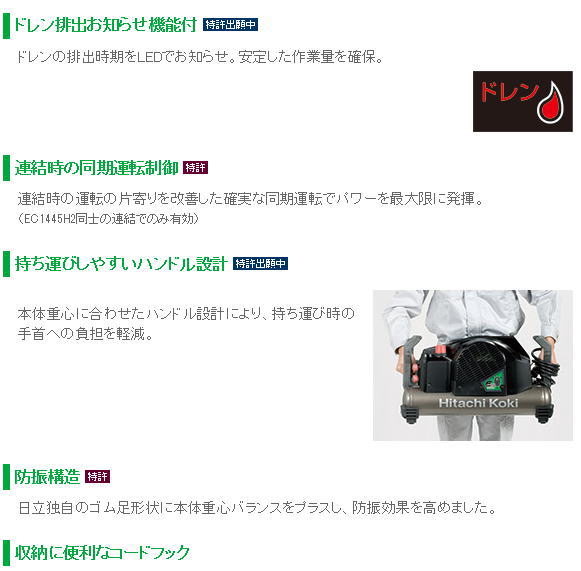 �����H�@��EC1445H2�̃h�����Ƃ�